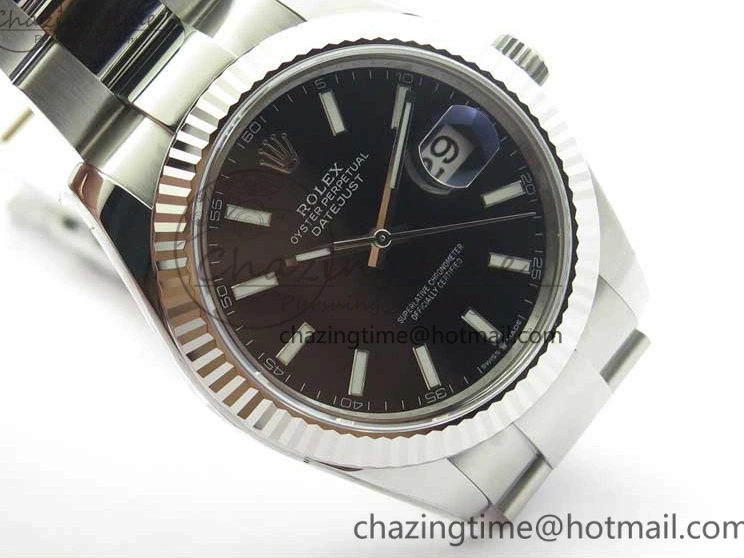 MiroTime 0429 New DateJust 41 126334 ARF 1:1 Best Edition 904L Steel Black Dial on Oyster Bracelet A2824 V Attractive 3008